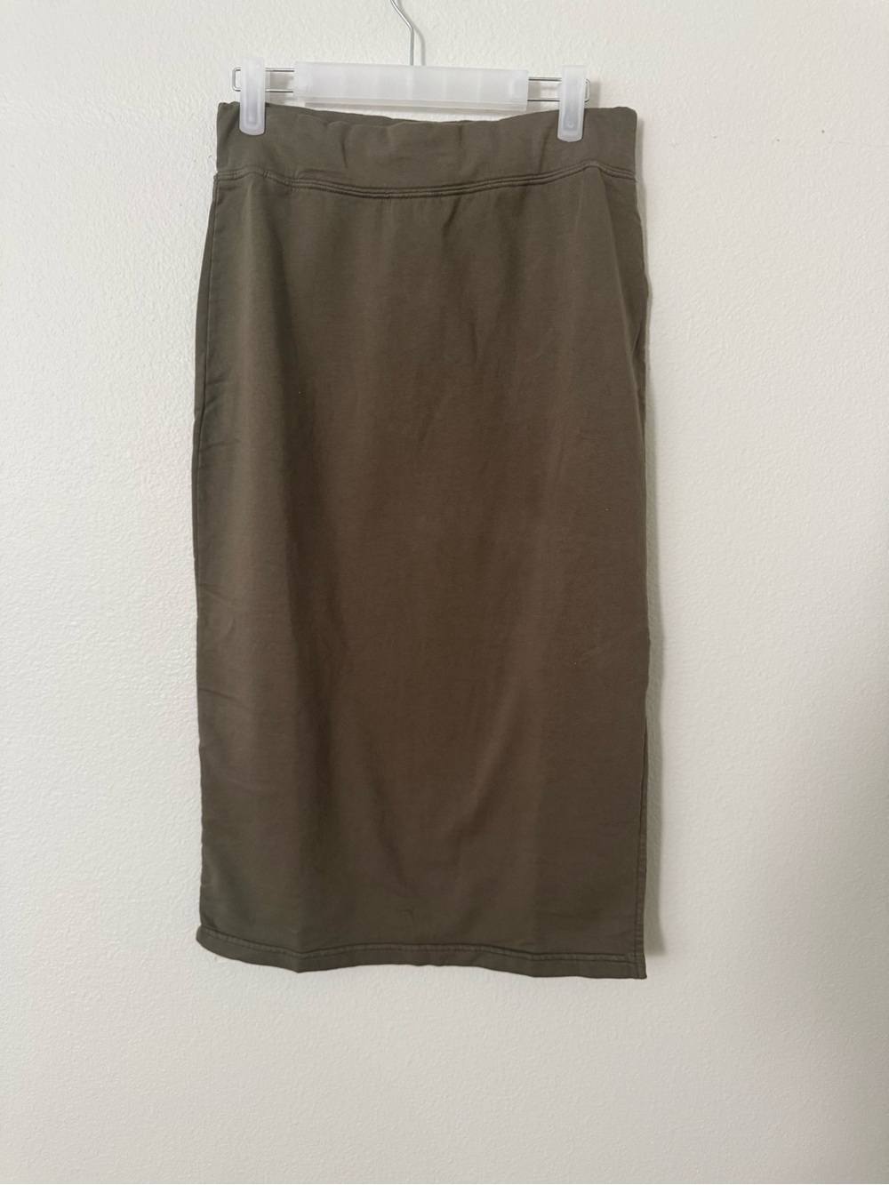 Free People Olive Green Midi Pencil Skirt NWT